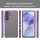 Handyhülle für Samsung Galaxy A55 Matt Stoßfest Schutzhülle Back cover in Lila