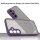 Handyhülle für Samsung Galaxy A55 Matt Stoßfest Schutzhülle Back cover in Lila