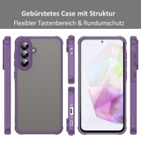 Handyhülle für Samsung Galaxy A56 Matt Stoßfest Schutzhülle Back cover in Lila