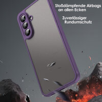 Handyhülle für Samsung Galaxy A56 Matt Stoßfest Schutzhülle Back cover in Lila