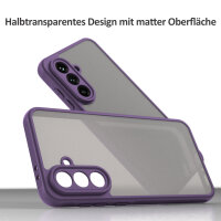 Handyhülle für Samsung Galaxy A56 Matt Stoßfest Schutzhülle Back cover in Lila