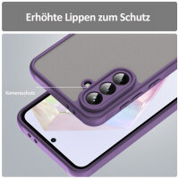 Handyhülle für Samsung Galaxy A56 Matt Stoßfest Schutzhülle Back cover in Lila