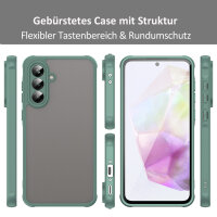 Handyhülle für Samsung Galaxy A56 Matt Stoßfest Schutzhülle Back cover in Grün
