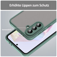 Handyhülle für Samsung Galaxy A56 Matt Stoßfest Schutzhülle Back cover in Grün