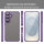 Handyhülle für Samsung Galaxy S24 / Galaxy S25 Matt Stoßfest Schutzhülle Back cover in Lila