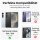 Handyhülle für Samsung Galaxy S24 / Galaxy S25 Matt Stoßfest Schutzhülle Back cover in Blau
