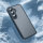 Handyhülle für Samsung Galaxy S24+ / Galaxy S25+ Matt Stoßfest Schutzhülle Back cover in Schwarz