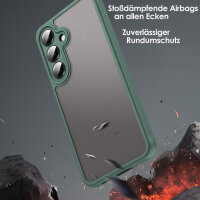 Handyhülle für Samsung Galaxy S24+ / Galaxy S25+ Matt Stoßfest Schutzhülle Back cover in Grün