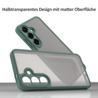 Handyhülle für Samsung Galaxy S24+ / Galaxy S25+ Matt Stoßfest Schutzhülle Back cover in Grün