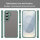 Handyhülle für Samsung Galaxy S24+ / Galaxy S25+ Matt Stoßfest Schutzhülle Back cover in Grün