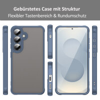 Handyhülle für Samsung Galaxy S24+ / Galaxy S25+ Matt Stoßfest Schutzhülle Back cover in Blau