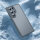 Handyhülle für Samsung Galaxy S24 Ultra Matt Stoßfest Schutzhülle Back cover in Blau