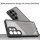 Handyhülle für Samsung Galaxy S25 Ultra Matt Stoßfest Schutzhülle Back cover in Schwarz