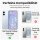 Outdoor Panzer Hülle für Samsung Galaxy S25 Edge mit Kameraschutz Ringhalter in Silber