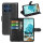 Handy Tasche für Motorola Moto Edge 60 / Edge 60 Fusion Handyhülle Flip Cover Wallet Case Hülle Etui Schwarz