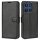 Handy Tasche für Motorola Moto Edge 60 / Edge 60 Fusion Handyhülle Flip Cover Wallet Case Hülle Etui Schwarz