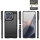 Carbon Hülle für Motorola Moto Edge 60 / Edge 60 Fusion Handyhülle Back Cover Handy Tasche Bumper in Schwarz