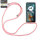 Handykett für Motorola Moto G05 / Moto E15 Hülle mit Kordel Handyhülle mit Band in Rosa