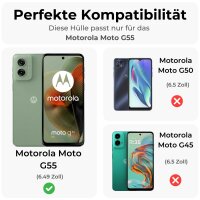 Handykett für Motorola Moto G55 Hülle mit...
