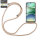 Handykett für Xiaomi Redmi A5 4G (Global 171,7mm ) / Poco C71 4G Hülle mit Kordel Handyhülle mit Band in Beige