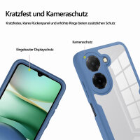 360° Grad Hülle für Xiaomi Redmi A5 4G (EU 173mm) vollschutz Integriertem Displayschutz Blau