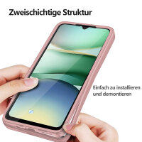 360° Grad Hülle für Xiaomi Redmi A5 4G (EU 173mm) vollschutz Integriertem Displayschutz Rosa
