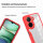 360° Grad Hülle für Xiaomi Redmi A5 4G (EU 173mm) vollschutz Integriertem Displayschutz Rot