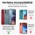 Handykette Hülle für Motorola Moto G05 / Moto E15 mit Band Handyhülle Kartenfächer PU Leder Umhängetasche in Rosa