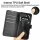 Handy Tasche für Nothing Phone 3A Handyhülle Flip Cover Wallet Case Hülle Etui Schwarz