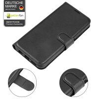 Handy Tasche für Nothing Phone 3A Pro Handyhülle Flip Cover Wallet Case Hülle Etui Schwarz