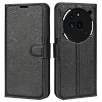Handy Tasche für Nothing Phone 3A Pro Handyhülle Flip Cover Wallet Case Hülle Etui Schwarz
