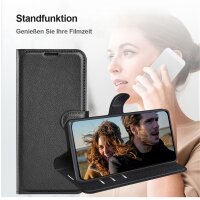 Handy Tasche für Nothing Phone 3A Pro Handyhülle Flip Cover Wallet Case Hülle Etui Schwarz