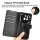 Handy Tasche für Nothing Phone 3A Pro Handyhülle Flip Cover Wallet Case Hülle Etui Schwarz
