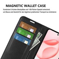 Handy Tasche für Honor 400 Handyhülle Flip Cover Wallet Case Hülle Etui Schwarz