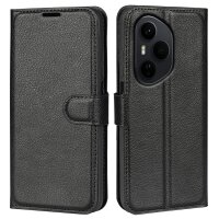 Handy Tasche für Honor 400 Pro Handyhülle Flip Cover Wallet Case Hülle Etui Schwarz