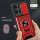 Outdoor Panzer Hülle für Motorola Moto G75 Handyhülle mit Kameraschutz Ringhalter in Rot