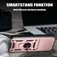 Outdoor Panzer Hülle für Honor 400 Handyhülle mit Slide Kameraschutz Ringhalter in Rosegold