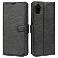 Handy Tasche für Samsung Galaxy Xcover 7 Pro Handyhülle Flip Cover Wallet Case Hülle Etui Schwarz