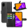 Handy Tasche für Samsung Galaxy Xcover 7 Pro Handyhülle Flip Cover Wallet Case Hülle Etui Schwarz