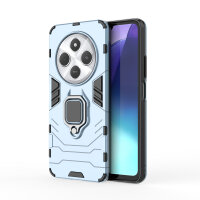 Hülle für Xiaomi Redmi 14C / Poco C75 Hülle Handyhülle Stoßfest 360° Drehbarer Ring Türkis