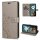 Hülle für Motorola Moto G05 / Moto E15 Handyhülle mit [Standfunktion][Kartenfächern] in Grau