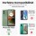Hülle für Motorola Moto G55 Handyhülle mit [Standfunktion][Kartenfächern] in Grau