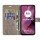 Hülle für Motorola Moto G55 Handyhülle mit [Standfunktion][Kartenfächern] in Grau