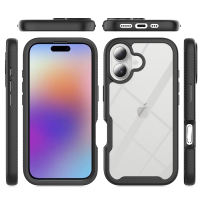 Schutz Hülle Handy Tasche 360 Grad TPU vollschutz mit Integriertem Displayschutz für iPhone 17