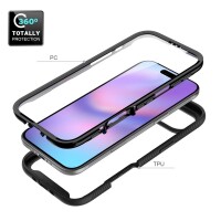 Schutz Hülle Handy Tasche 360 Grad TPU vollschutz mit Integriertem Displayschutz für iPhone 17 Air