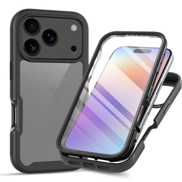 360 Grad Hülle für iPhone 17 Pro Max / 18 Pro Max Fullbody Displayschutz Case