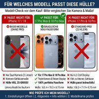 360 Grad Hülle für iPhone 17 Pro Max / 18 Pro Max Fullbody Displayschutz Case