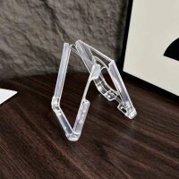 Handyhülle mit integrierter Magnet für Samsung Galaxy Z Flip 5 Handyhülle Bumper Transparent