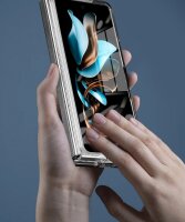 Handyhülle mit integrierter Magnet für Samsung Galaxy Z Fold 7 Handyhülle Bumper Transparent