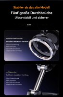 Handyhalterung Auto Magnet für Magnetische Autohalterung, Vakuum Saugnapf Handy Halterung Auto in Weiss